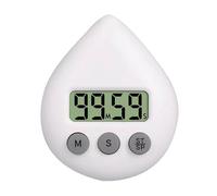 Digital Timer With LCD Display - Waterproof Shower Timer With Suction Cup for School, Kitchen Cooking, Working