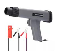 Digital Timing Light for 12V Ignition Systems, Inductive Strobe Engine Timing Tool with Sensor Clip, Compatible with Cars Motorcycles Boats Lawn Mowers