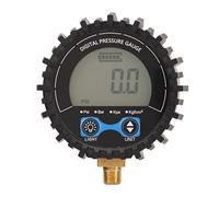 Digital Tire Inflator with Pressure Gauge, 4 Units Switchable, Accurate 0.1 Display Resolution, Low Wear Design for Cars, Trucks, Motorcycles - Clear Screen, LED Backlight, Ideal