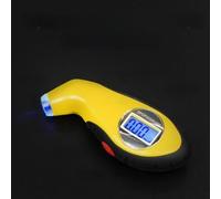 Digital Tire Pressure Gauge 0-150 Psi Lcd Display With Multi Unit Switch For Car Truck Motorcycle Bicycle And Sports Ball Air Testing Tool Yellow