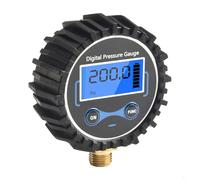 Digital Tire Pressure Gauge 200PSI with LED Light and Clear LCD Display, Four Measurement Units for Vehicle Tire and Vacuum Cleaner Applications (A)