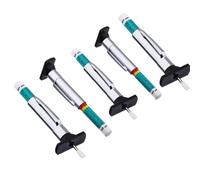 Digital Tire Tread Depth Gauge - Color Coded, 0-25mm Range, Portable for All Vehicles(5pz)