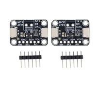 Digital to Analog Converter Module MCP4725 12-Bit I2C Board with Compact PCB Layout for Electronics Testing Use