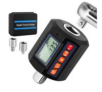 Digital Torque Adapter, 1/2" with 1/4" & 3/8" Adapters, 6-200N.m, 4 Torque Units Backlit Display 2 Modes Perfect for Automotive Bike Bicycle Motorcycle DIY & Home Repairs