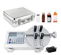 Digital Torque Meter, Torsion Tester for Bottle Caps, Torque Wrench Calibrator with Test Fixture, Clamping Diameter 10-160mm, Max Torque 50 N·m