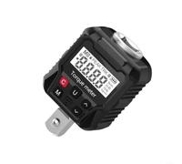 Digital Torque Meter with LCD Display, 34 N.m/340 N.m High Accuracy Torque Tester, Peak Hold Mode, for 999 Data Storage, 4 Unit Conversion (N.m/lbf.ft/lbf.in/kgf.cm) for Mechanical Repair(340 N)