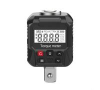 Digital Torque Meter with LCD Display, 34N.m/340N.m Range, Peak Hold & for 999 Data Storage, 4 Units Conversion, Portable Torque Tester for Mechanical Repair and Inspection(34 N)
