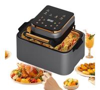 Digital Touchscreen Air Fryer Oven, 12 L Capacity, 1700 W Power, 360° Cycle Baking, Nonstick Stainless Steel & Silicone-Lined, Precise Temperature & Timer Control