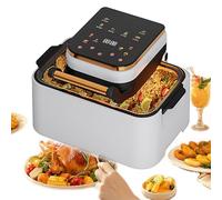 Digital Touchscreen Air Fryer Oven, 12 L Capacity, 1700 W Power, 360° Cycle Baking, Nonstick Stainless Steel & Silicone-Lined, Precise Temperature & Timer Control