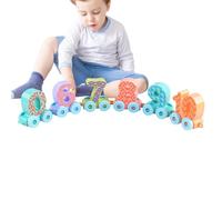 Digital Train Toy, Train Toy | Building Blocks Number Set,Interactive Building Set, Educational Toys, Fine Motor Skills Toys with Digital Train,