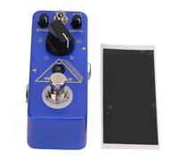 Digital Tremolo Guitar Effect Pedal Blue MTR3 with Triangle, Square & Waves - Versatile Rhythm Modes, Tap Tempo & Compact Design for Live Performance