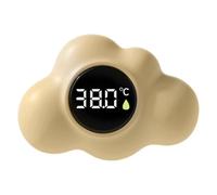Digital Tub Temperature Gauge - Waterproof Safety Toy | Cloud Shape Floating Meter with LED Display,for Kids Shower Bathroom Swimming Pool Nursery