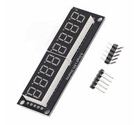 Digital Tube Display Module LED 8 Digit 7 Segment 0.36in TM1637 Driver Chip Yellow - PCB Board