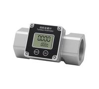 Digital Turbine Flow Meter Flow Meter Stainless Steel Electronic Flowmeter Digital Liquid(2 inch Al Alloy)