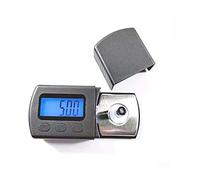 Digital Turntable Stylus Force Scale Gauge, 0.01g with 5g Calibration Weight, Portable Mini Jewellery Scale, Blue LCD Backlight for Turntables Tonearm Phono Cartridge