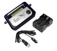 Digital TV Antenna Detector, DVB-T TV Aerial Signal Tester Antenna Ground Signal Meter Reception System with Com-pass Displays Real-Time Readings