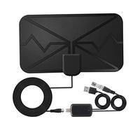 Digital TV Antenna HDTV Indoor DVB-T Amplified Freeview for Local Channels Black