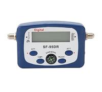 Digital TV Signal Star Finder, Professional Mini Network Signal Finder Digital Aerial Terrestrial TV Antenna Signal Strength Meter Detector Receiver, with Compass and Sound