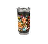 Digital Typography Collage, 2026 Stainless Steel Insulated Tumbler