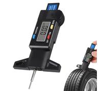 Digital Tyre Tread Depth Gauge, 0-25.4mm / 1 Inch LCD Display, Precision Tire Measurement Tool for Cars, Vans & Trucks