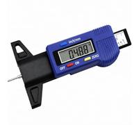 Digital Tyre Tread Depth Gauge, 0-25.4mm/1Inch Portable Tire Depth Checker with Large LCD Display for Cars, Vans, Trucks, Motos (Blue)