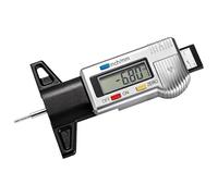 Digital Tyre Tread Depth Gauge - 0-25.4mm Accurate, Large LCD Screen, Portable(White)