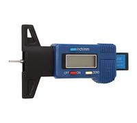 Digital Tyre Tread Depth Gauge, 0-25.4mm Antiwear Universal LCD Digital Tire Tread Depth Gauge Tool for Motorcycle Car Pickup Truck Tires