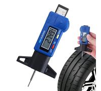 Digital Tyre Tread Depth Gauge - 0-25.4mm LCD Display for Cars, Trucks, Vans, Motos
