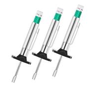 Digital Tyre Tread Depth Gauge - 3-Piece Set, Color-Coded, 0-25mm Range, 0.01mm Accuracy, Portable