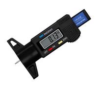 Digital Tyre Tread Depth Gauge - Accurate 0-25.4mm / 0-1 Inch, Portable, Large LCD Display, Power Saving