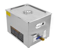 Digital Ultrasonic Cleaner 30L Professional Commercial Stainless Steel Ultra Sonic Bath Cleaning Tank Machine 1-30 Minute Timer 0-80°C Heater 500W 240V 40kHZ Jewellery Metal Part FREE Wire Mesh Basket