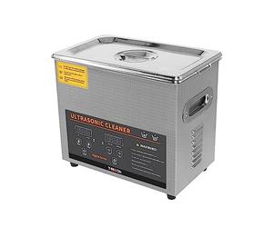 Digital Ultrasonic Cleaner 3L Professional Commercial Stainless Steel Ultra Sonic Bath Cleaning Tank Machine 1-30 Minute Timer 0-80°C Heater 120W 240V 40kHZ Jewellery Metal Parts FREE Wire Mesh Basket