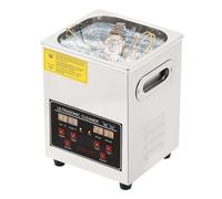 Digital Ultrasonic Cleaner 40kHz with Heater & Timer, 120W Stainless Steel Ultrasonic Cleaning Machine, Professional Ultrasonic Parts Cleaner for Glasses Jewellery Watches Tools UK Plug (2L)