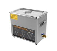 Digital Ultrasonic Cleaner 6L Professional Commercial Stainless Steel Ultra Sonic Bath Cleaning Tank Machine 1-30 Minute Timer 0-80°C Heater 300W 240V 40kHZ Jewellery Metal Parts FREE Wire Mesh Basket