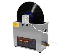 T-Mech T-Mech 6L Ultrasonic Cleaner & Vinyl Adaptor, Silver