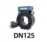 Digital Ultrasonic Water Meter RS485 Output Flowmeter Battery Powered Flange Clamping Irrigation Remote Water Meter(DN125)