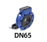 Digital Ultrasonic Water Meter RS485 Output Flowmeter Battery Powered Flange Clamping Irrigation Remote Water Meter(DN65)