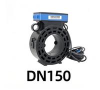 Digital Ultrasonic Water Meter RS485 Output Flowmeter Battery Powered Flange Clamping Irrigation Remote Water Meter(DN150)