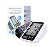 Digital Upper Arm Blood Pressure Monitor - USB Rechargeable, Arrhythmia Detection, Large Cuff, 2x120 Memory Sets for Home Use