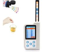 Digital Urine Analyzer Kit, Handheld 11 Routine Urine Testing Instrument Kit with 100 pH Test Strips, Data Storage Function, Rechargeable Urinary Output Analysis Tester for Home Testing
