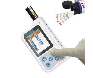 Digital Urine Analyzer, Routine Urine Analysis Machine Kit with 100 pH Test Strips, 500 Sample Data Storage, 2.4in LCD Display, Rechargeable Smart Urine Monitoring Device for Home Testing