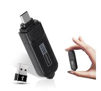 Digital USB-C Audio Recorder for Notes, Lectures, and Meetings - 288 Hours Storage, 26 Hours Battery, Date & Time Stamp, Easy Playback on PC/Mac - Compact Voice Recorder for Everyday Use