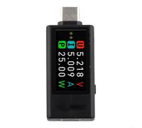Digital USB C Tester 0-8A Current 0-240W Power Display(White)