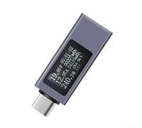 Digital USB C Tester Power Meter Voltage Current Meter with Screen Supports Bidirectional Current Tracking and Fast Charging Protocols PD 2 0/3 0 QC 2 0/3 0 AFC PE VOOC