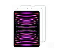 DIGITAL VANGUARD DISCOVERING POSSIBILITIES DV 2-Pack Screen Protector for iPad iPad Pro 11 11-Inch 2018,2020,2021,2022 Model Face ID Compatible, 9H Tempered Glass Film