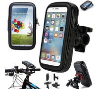 DIGITAL VANGUARD DISCOVERING POSSIBILITIES Dv Bike Phone Holder Waterproof Bicycle Mobile Phone Mount Cycle Handlebar Bag 360° Rotation Two Sizes 5.5 inches 6.3 inches (Large 6.3 Inches)