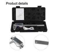 Digital Vernier Caliper 0.01mm Precision Measuring Tool Rechargeable Stainless Steel Electronic Caliper Depth Gauge for Jewelry Making and Industrial Measuremen(150MM)