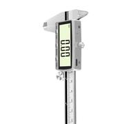 Digital Vernier Caliper 0.01mm Precision Measuring Tool Rechargeable Stainless Steel Electronic Caliper Depth Gauge for Jewelry Making and Industrial Measuremen(200MM)