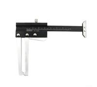 Digital Vernier Caliper 0-60mm Stainless Steel Brake Disc Thickness Measuring Tool for Accurate Disc Measurement, Black and Silver