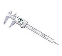 Digital vernier caliper 150mm | 6 Inch Electronic Micrometer Caliper With Large Lcd Screen | Inch/Metric Conversion, 24cm Ruler, Precision Depth Gauge Measuring Tool (Silver)